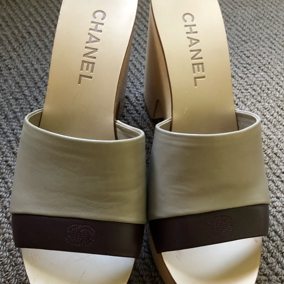 Chanel chunky heel mules - Picture 6 of 12